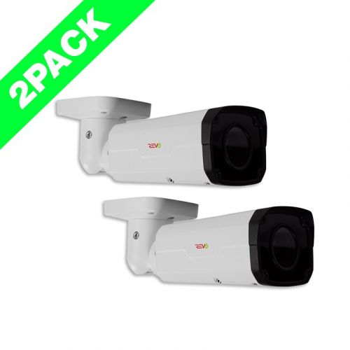 Ultra HD 4 MP IP Indoor/Outdoor Bullet Security Camera (2-Pack)