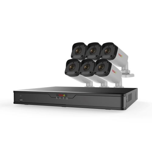 Ultra HD 16Ch. NVR Home Security System with 6 Bullet Security Cameras