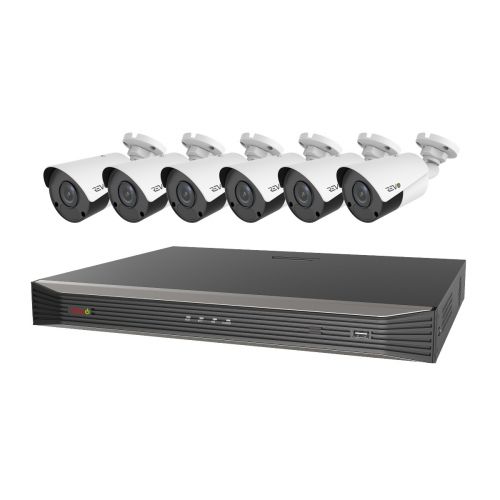 Revo 8 Channel 2TB HDD True 4K SMART NVR HD surveillance system with 6x 4K HD Indoor/Outdoor Cameras