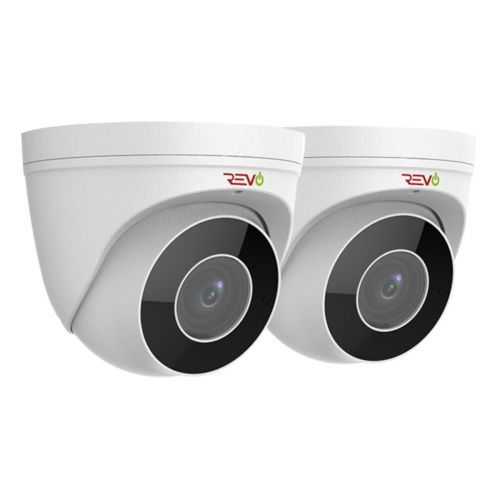 REVO ULTRA True 4 K IR Indoor/Outdoor Turret Camera with 2.8 to 12mm motorized lens (Pack of 2)